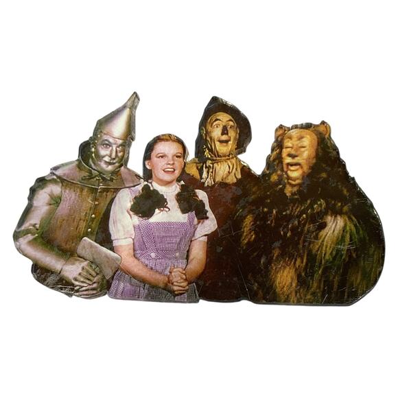 Wizard of Oz Cast 2 Acrylic Magnets 1997 Turner Movie Memorabilia Wicked - Picture 4 of 5